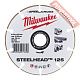 Диск алмазный по металлу 125х22,23 мм MILWAUKEE Steelhead 4932492015