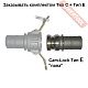 Муфта соединительная Cam-Lock папа 75 мм CAIMAN E-300