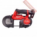 Аккумуляторная ручная ленточная пила по металлу MILWAUKEE M12 FBS64-402C