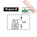 Метчик машинный для сквозных отверстий по металлу HSS-Co M3х0,5 DIN371 D.BOR TCT-402-030-050