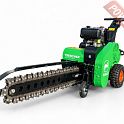 Самоходный гусеничный траншеекопатель SABLE TD 100 Hydro с цепью шириной 100 мм для твердого грунта