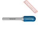 Борфреза твердосплавная с покрытием Blue-Tec форма C 4х15х6х60 мм насечка HP-4 KARNASCH 11.5022-046