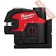 Лазерный уровень построитель плоскостей MILWAUKEE M12 CLL4P-301C