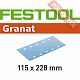 Шлифовальные листы FESTOOL Granat STF 115X228 P220 GR/100