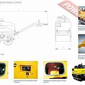 Виброкаток ручной двухвальцовый MASTERPAC DVR65