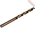 Набор спиральных сверл по металлу 6,5х63 мм HSS-Co цилиндрический хвостовик 10 шт EUROBOOR TDCO.065 3F