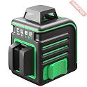 Лазерный уровень построитель плоскостей ADA Cube 360-2V Green Professional Edition в комплекте штатив