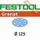 Шлифовальный круг FESTOOL Granat STF D125/90 P60 GR/10