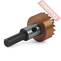 Коронка по металлу HSS TiN 27 мм цилиндрический хвостовик 9 мм MESSER 21-02-027