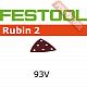 Шлифовальные листы FESTOOL Rubin 2 STF V93/6 P150 RU2/10