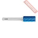 Борфреза твердосплавная с покрытием Blue-Tec форма B 6х18х6х50 мм насечка HP-3 LENZ LZBB 050 C3