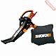 Пылесос воздуходувка садовый электрический WORX WG501E