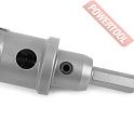Твердосплавная коронка TCT 22х25 мм цилиндрический хвостовик 10 мм MESSER 20-25-022