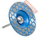 Чашка алмазная турбо по керамограниту для гравера 45х6 мм TRIO DIAMOND 141303