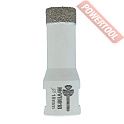Коронка алмазная по керамограниту 18х35 мм хвостовик M14 TRIO DIAMOND Vacuum Brazed VB018