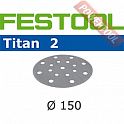 Шлифовальный круг FESTOOL Titan 2 STF D150/16 P400 TI2/100