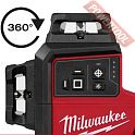 Лазерный уровень построитель плоскостей MILWAUKEE M12 A3PLO-0C